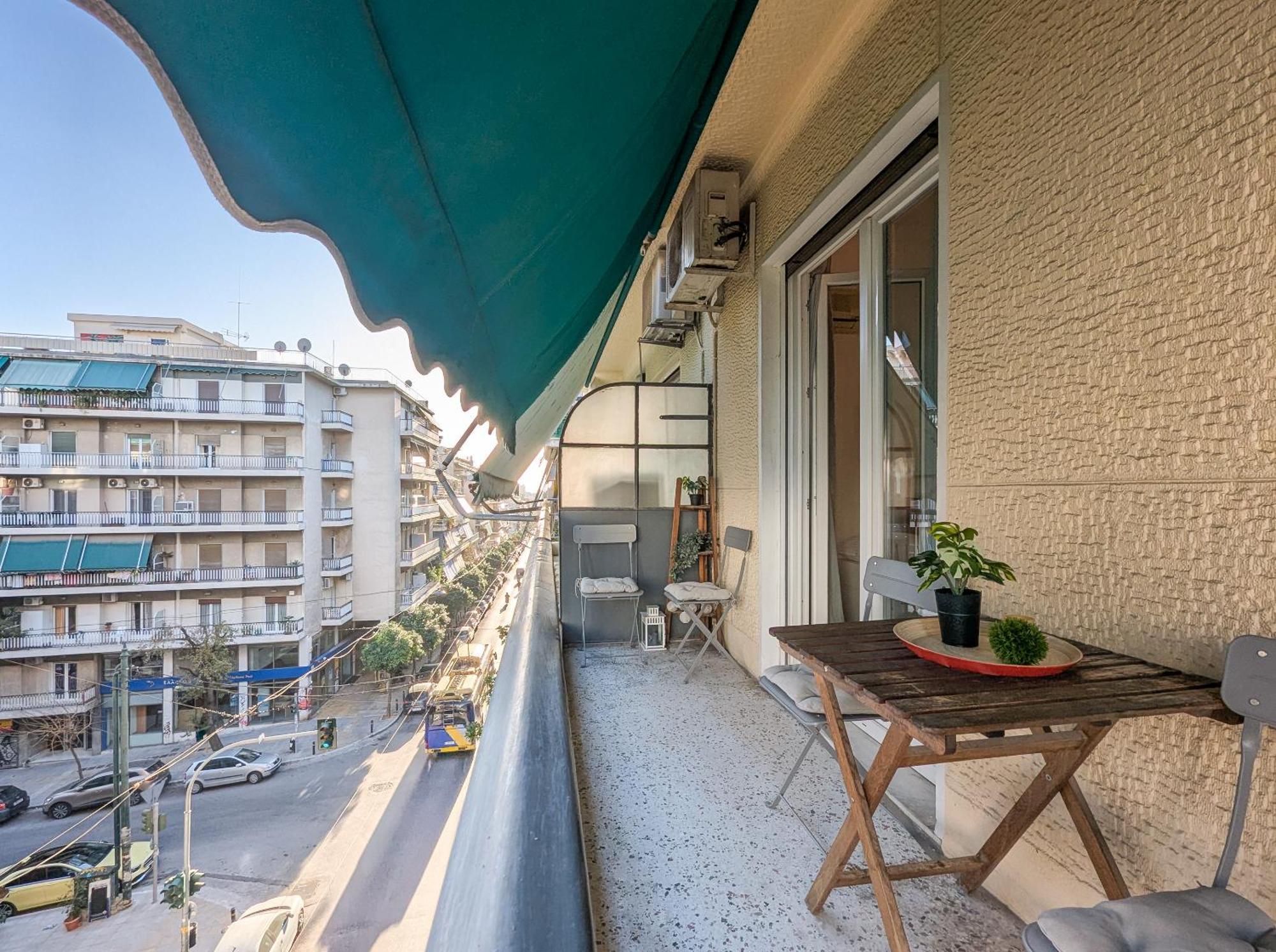 Spacious Apt For 5 Guests Next To Acropolis&Metro Aten Exteriör bild