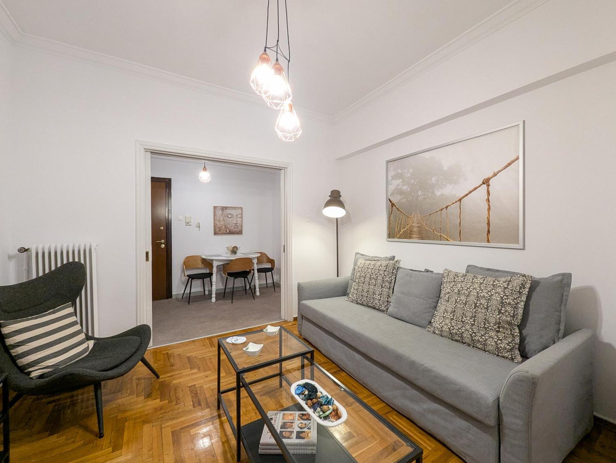 Spacious Apt For 5 Guests Next To Acropolis&Metro Aten Exteriör bild